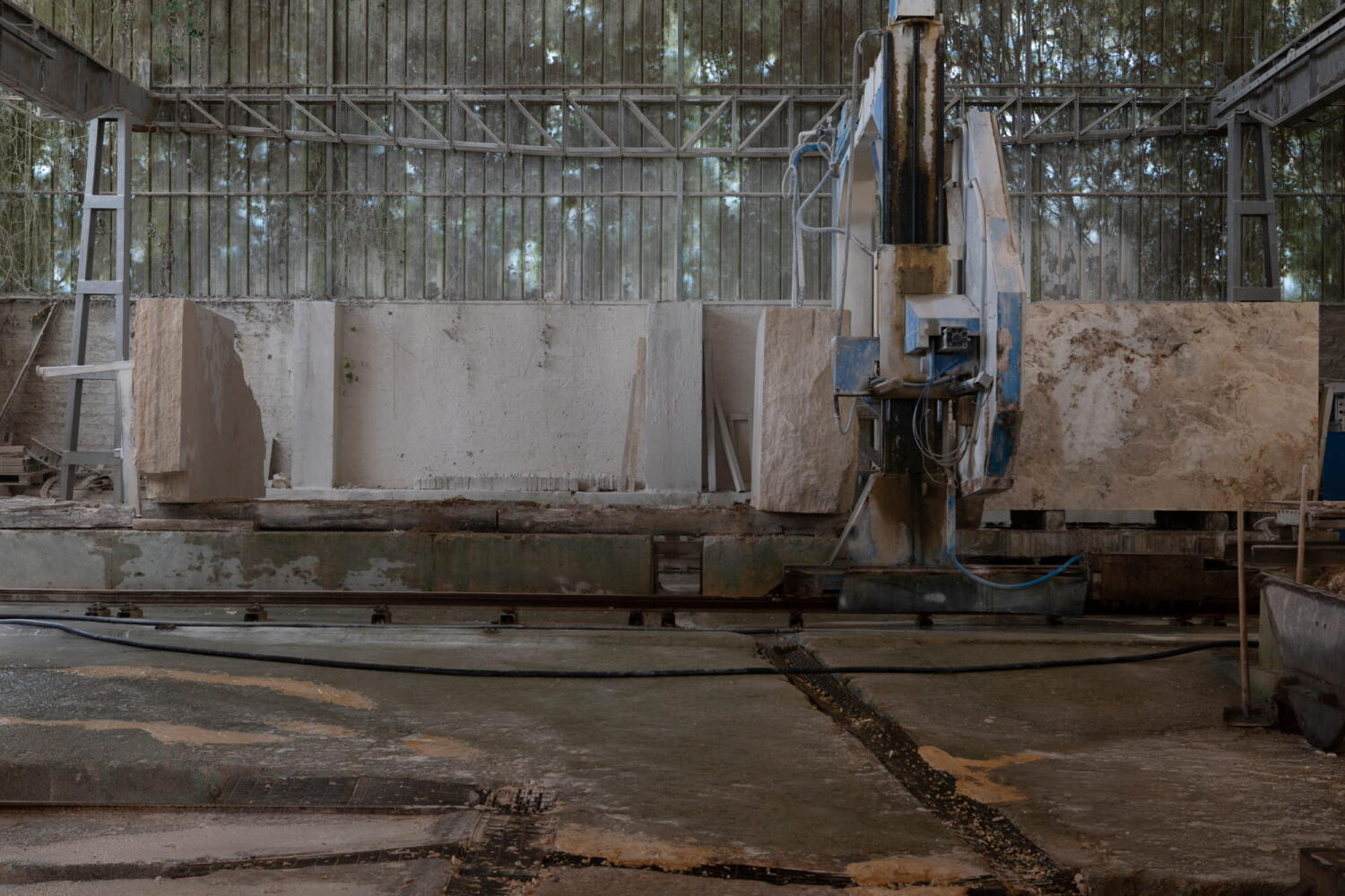 Maschine zum Transportieren von Marmorplatten